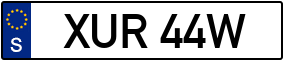 Truck License Plate